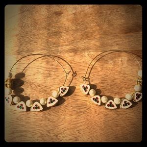 Ornate hoop earrings